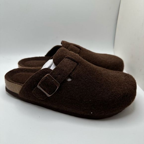 CUSHIONAIRE Womens Clog 7.5 BROWN - Picture 1 of 7